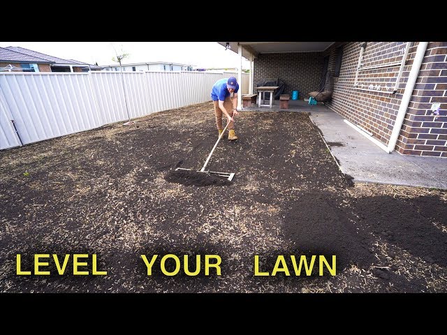How To Level A Lawn | Lawn Renovation