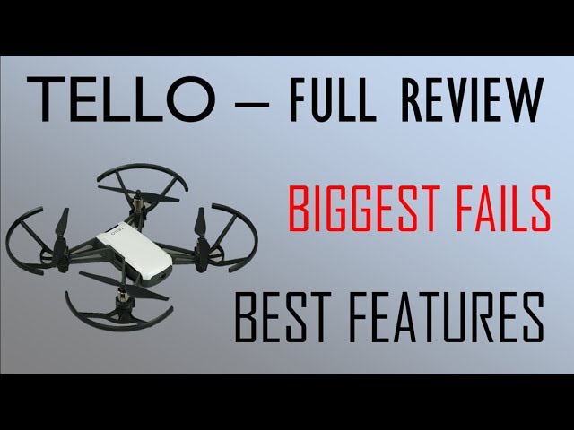 Half Chrome: The BEST Drone Under $100, The Ryze Tello Powered By DJI and Intel