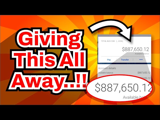 Giving Away $100,000 in Live Stream