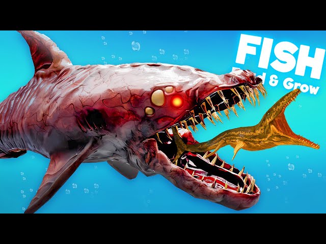 Playing as The DANGEROUS CORRUPTED SHARK! | Feed and Grow Fish