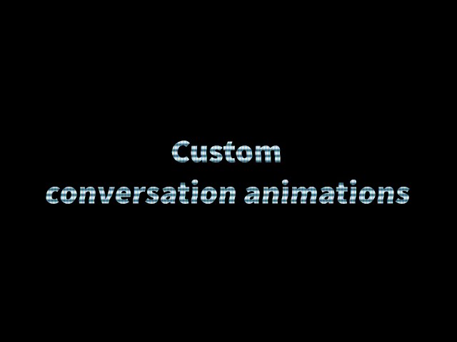 GTA 5 Custom conversation animations ( made it to order)