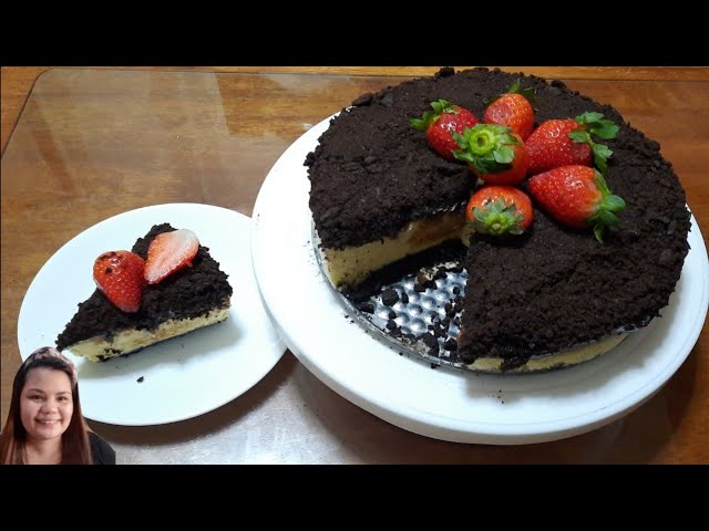 OREO CHEESECAKE with CHOCOLATE GANACHE &  STRAWBERRY ON TOP||Deliciousd Vlogs