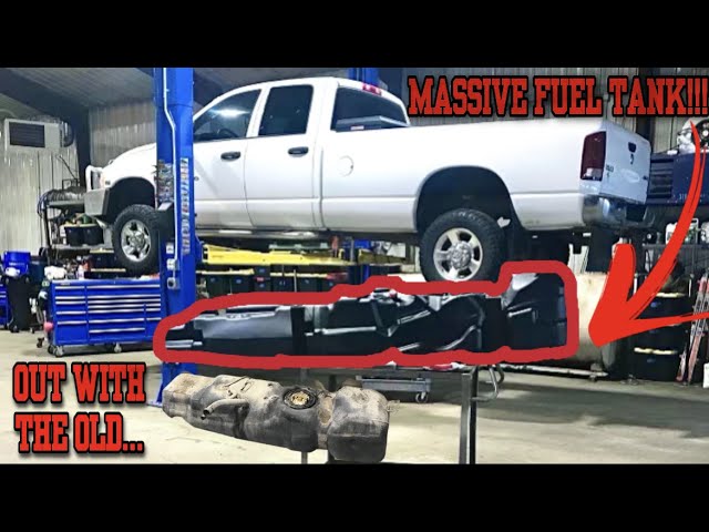 No More Pit Stops!! 2005 Dodge Ram Cummins 60 Gallon Titan Fuel Tank Upgrade!