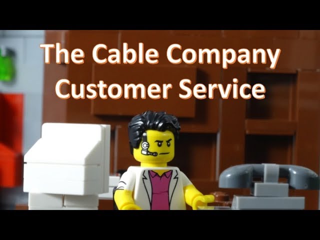 Cable Company Customer Service - A LEGO Brick Film