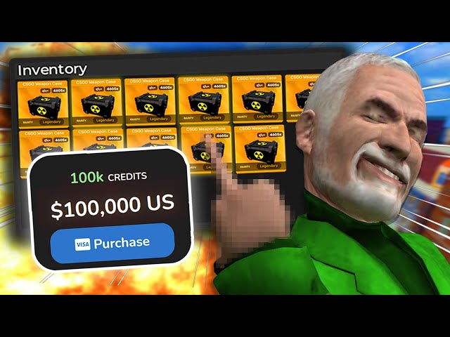 Duping $100,000 USD on Gmod's WORST Pay-to-Win Server (ft. Bub Games)