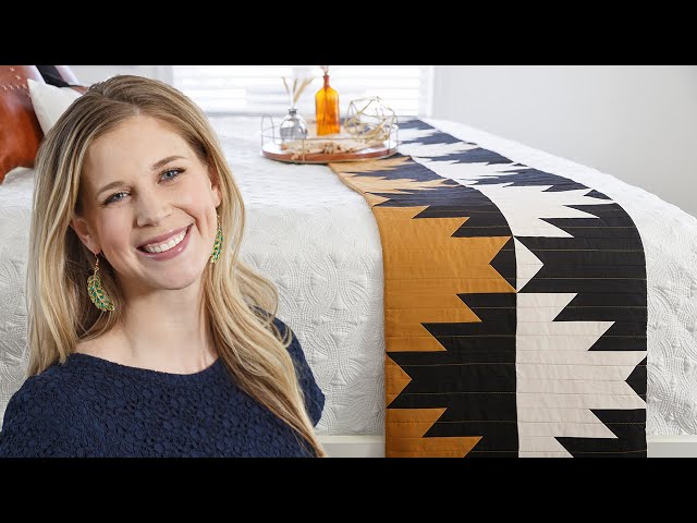How to Make a Grand Adventures Reversible Bed Runner - Free Project Tutorial