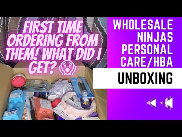 Wholesale Ninjas Personal Care/HBA Unboxing. First order. Was it worth the $246 I paid for it? 🤷‍♀️