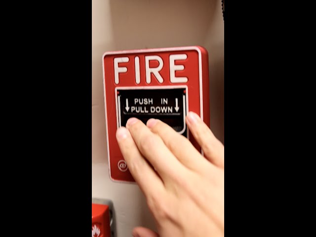POV: Pulling Fire Alarms for a System Test | #shorts