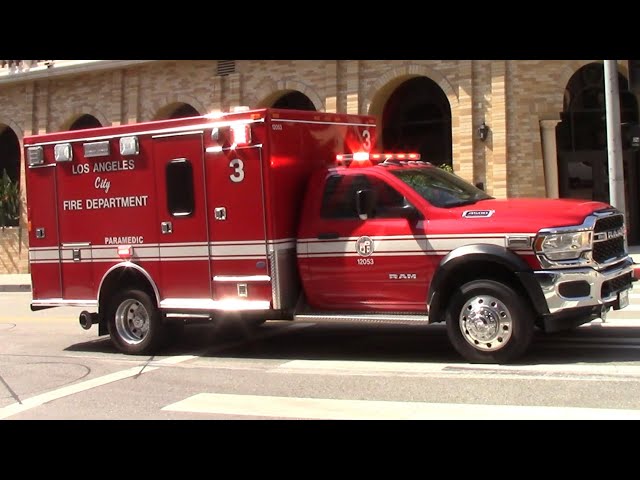 *Manual* LAFD *New* Rescue 3 and Rescue 803 responding