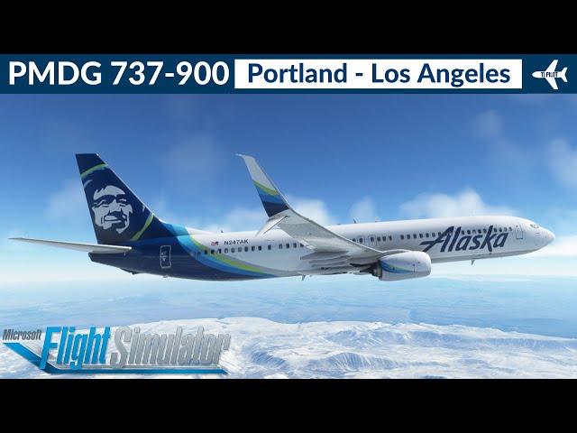 [MSFS] PMDG 737-900ER Alaska Airlines | Portland to Los Angeles | VATSIM Full flight