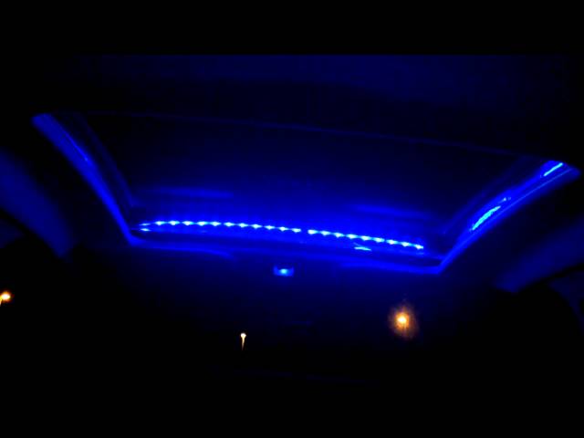 LED-Beleuchtung Glasdach Peugeot 208 von innen