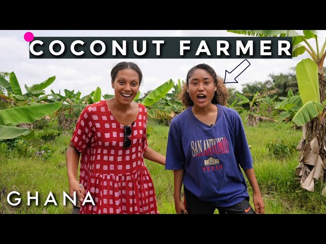 SHE BOUGHT A 2 ACRE COCONUT FARM AGED 21 | Living & Investing in Ghana