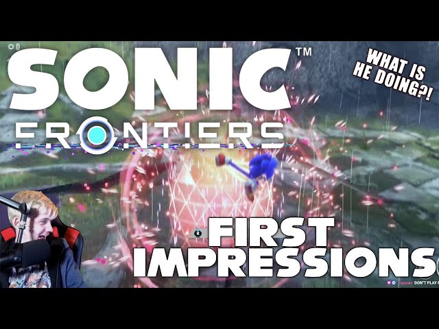 Sonic Frontiers First Impressions (I Beat Sonic 06 in 2022)