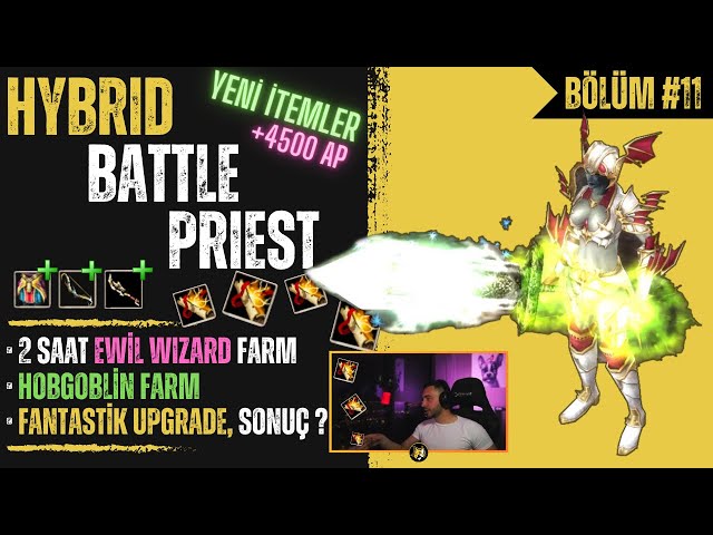 Elite HYBRID Battle Priest #11 | Yeni Itemler ! Evil Wizard, Hobgoblin, BDW, Upgrade | Knight Online