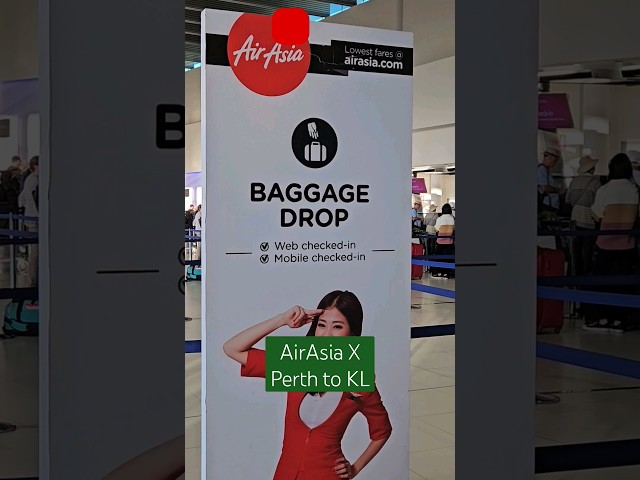 Come Onboard AirAsia X A330 From Perth to KL #shorts #airasia