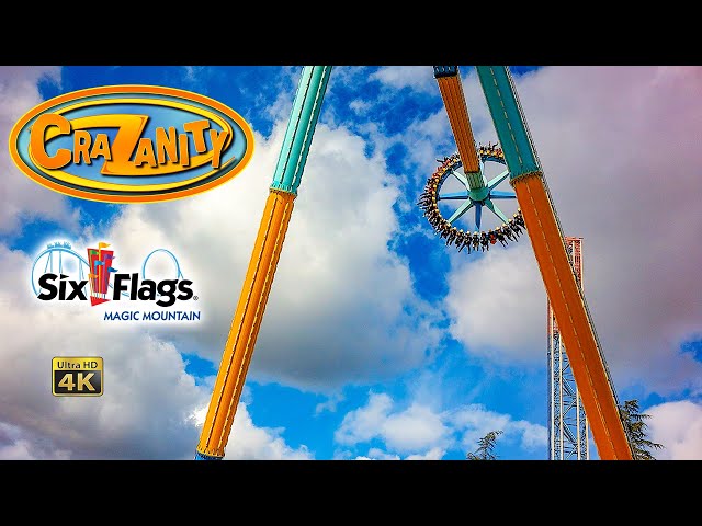 2024 CraZanity On Ride 4K POV Six Flags Magic Mountain