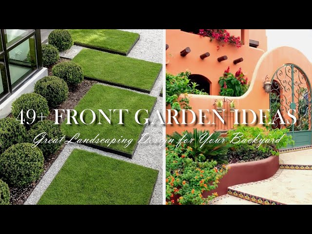 Front Garden Ideas (49+) Great Landscaping Design for Your Backyard