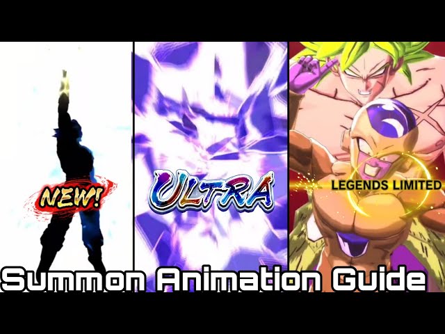 ULTIMATE Summon Animation Guide & Breakdown | Dragon Ball Legends