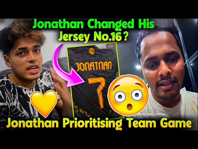 Jonathan Jersey Number Changed😳 Jonathan Prioritising Team Game💛 Has A Lot More To Do😲