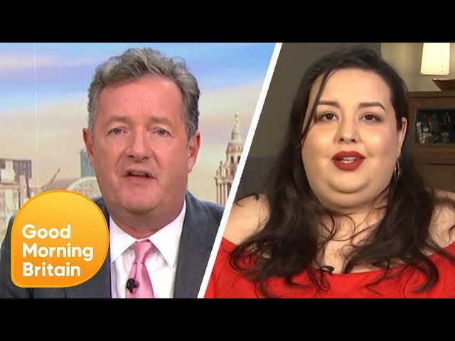 Piers Clashes With Model Angelina Duplisea on Whether Obesity Is Glorified | Good Morning Britain