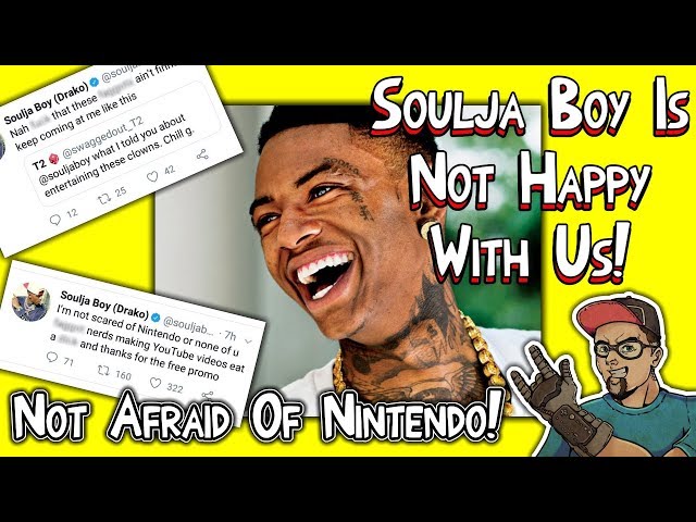 Soulja Boy Not Afraid Of Nintendo! Deletes Tweets Has Gone Crazy!