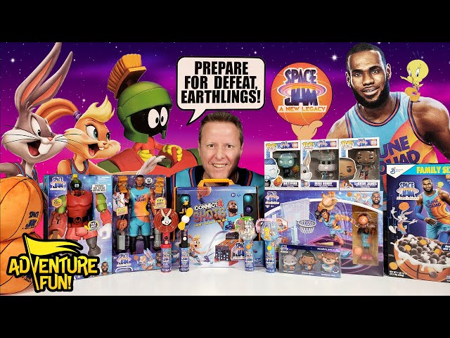 Space Jam: A New Legacy Official Movie Trailer 2 Toy Action Figures Lebron James Toys AdventureFun!
