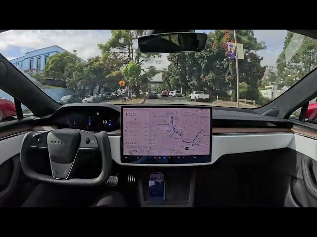 Bernal Heights to Sutro Tower on Tesla Full Self-Driving Beta 12.1.2