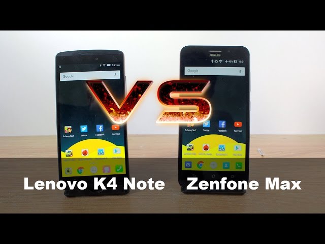 Lenovo Vibe K4 Note vs Zenfone Max - Speed, Benchmark and Performance test | Guiding Tech
