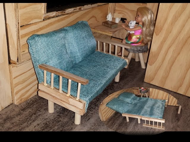 How to make a Doll Convertible Couch Bed