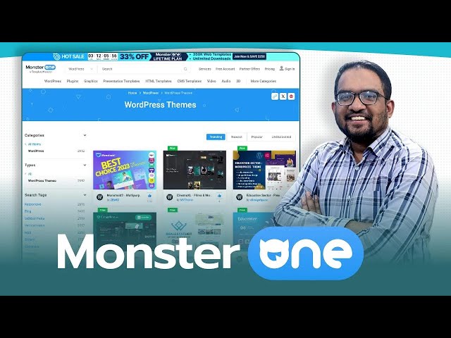 Exploring the Versatility of WordPress Themes in MonsterONE Subscription