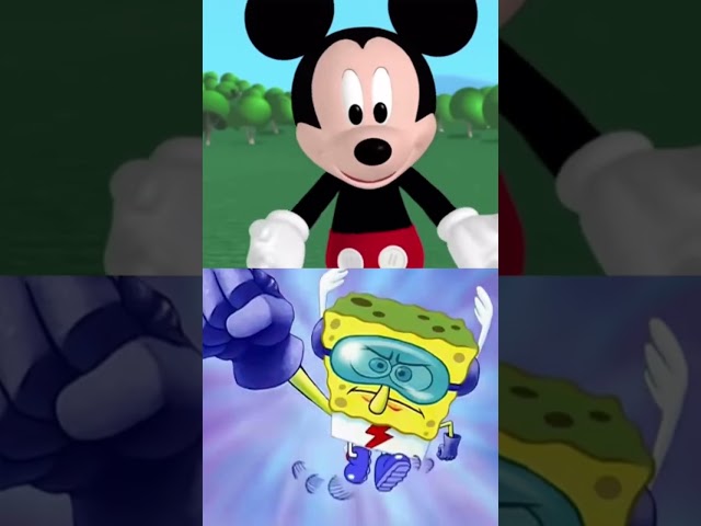 SpongeBob versus Mickey Mouse