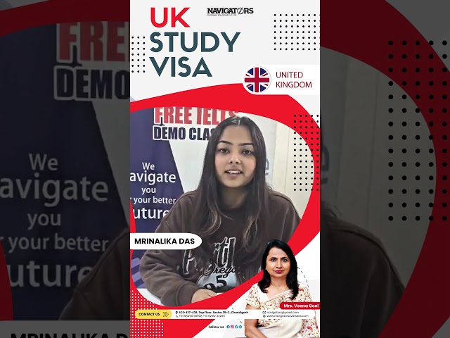 "Success Spotlight: Mrinalika Das | UK Study Visa in 5 Days | Navigators Overseas