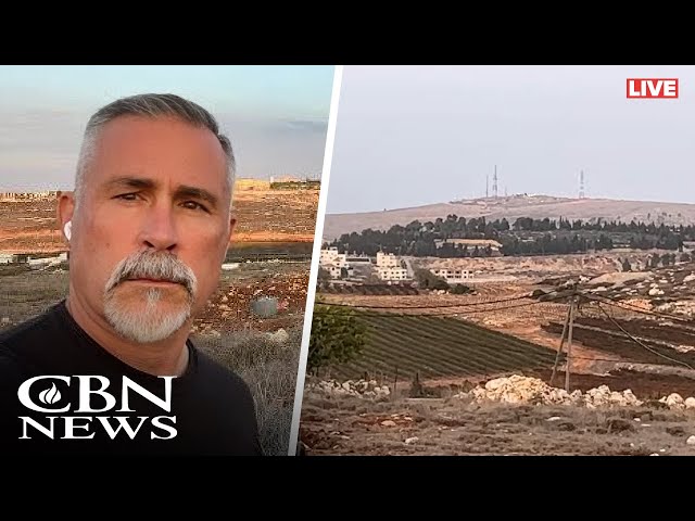 ISRAEL UPDATE: CBN's Chuck Holton Reports LIVE From the West Bank