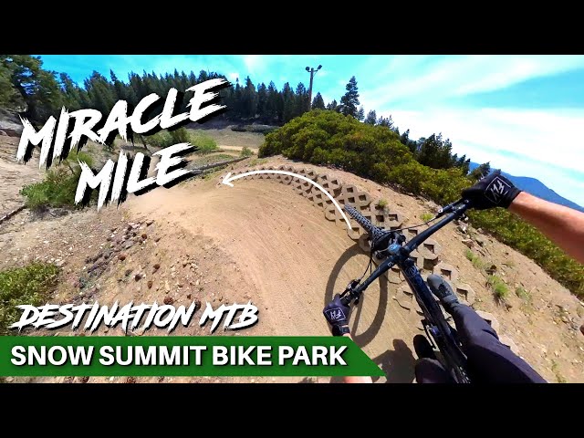 Miracle Mile Full Trail POV 4K | Snow Summit Bike Park 2023