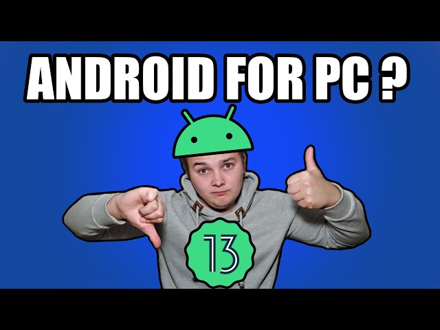 Installing Android Studio on Old Laptop & run Android 13