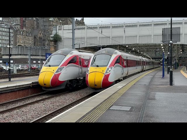 Trains At Edinburgh Waverley station 28/06/23