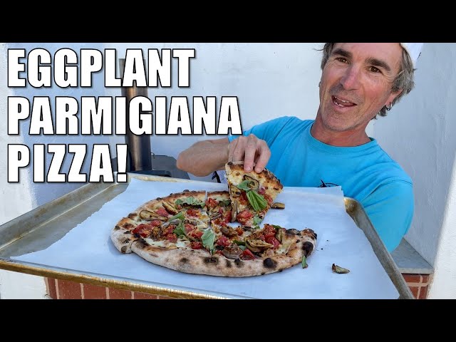Eggplant Parm Pizza in the Ooni Karu 16
