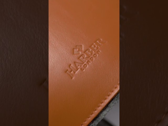 Premium Leather Desk Mat by Harber London! 🖥️ #shorts #desksetup #harberlondon #deskmat
