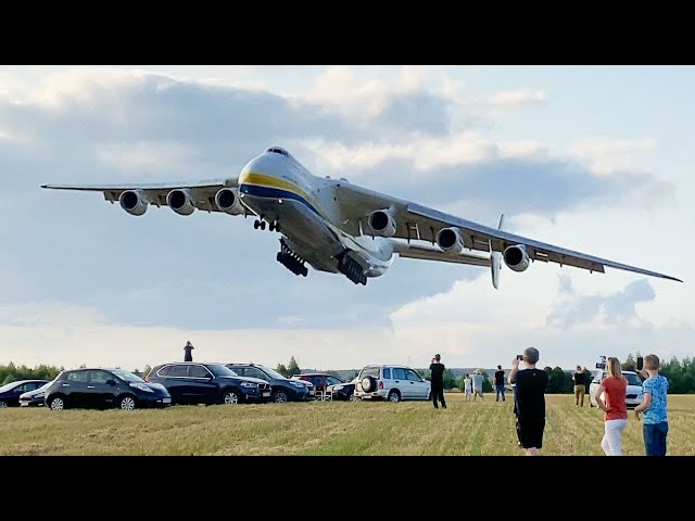 Extreme Approach of the Biggest Aircraft in the World ANTONOV AN-225 "Mriya"
