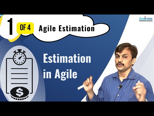 Estimation in Agile : Agile Estimation (1 of 4) #PMP #Agile