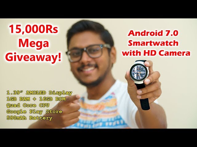 New 2019 4G LTE Android 7.0 Smartwatch with HD Camera !!