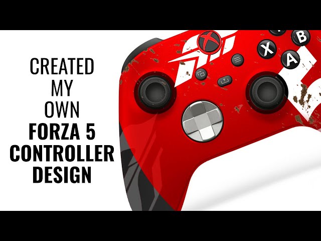 Created My Own Forza Horizon 5 Xbox Controller Custom Design using Photoshop