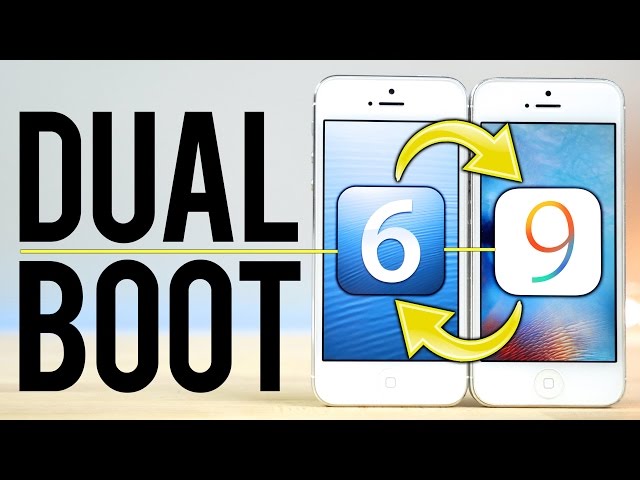 Dual Boot iOS 6 & iOS 9 on an iPhone!