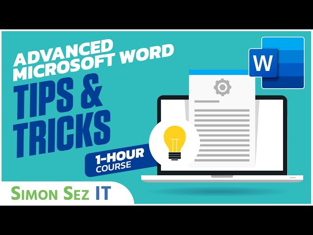 Advanced Microsoft Word Tips and Tricks (MS Word Tutorial Contents Pages, Page Breaks, Sections)