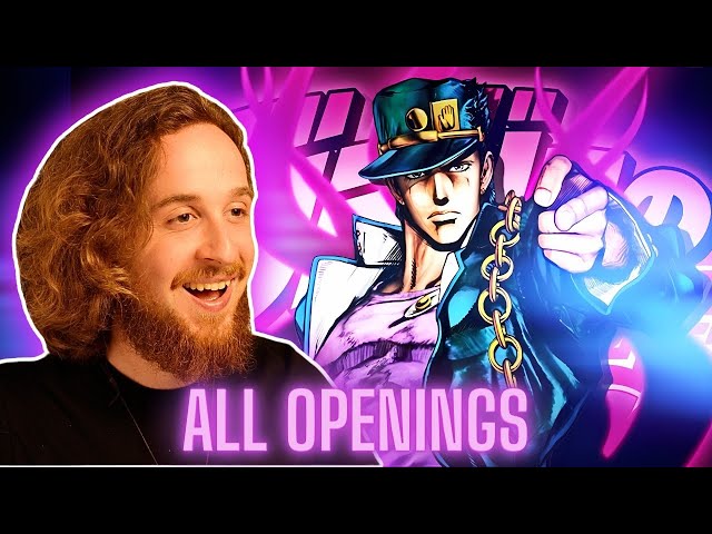 Musician Reacts to ALL Openings of JOJO'S BIZARRE ADVENTURE 1-12 (All Variants)