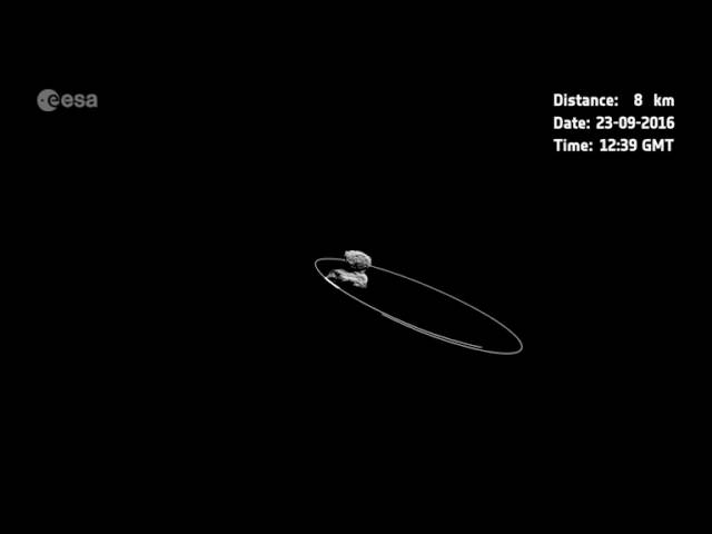 Rosetta mission comes to an end.