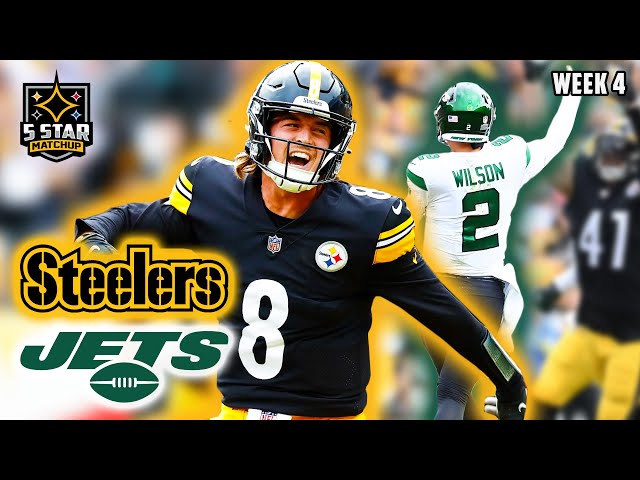 Kenny Pickett Has Arrived! Jets vs Steelers Week 4 Highlights | 5 Star Matchup