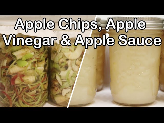 Apple Chips, Apple Vinegar & Apple Sauce