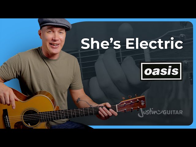 She's Electric by Oasis | Acoustic Guitar Lesson