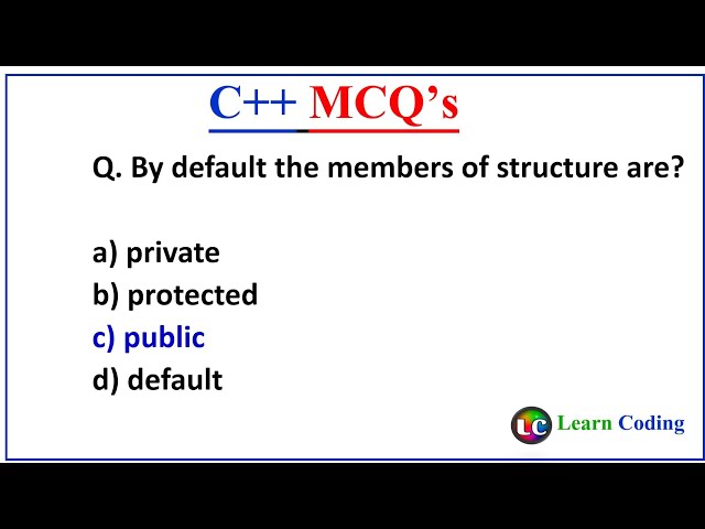 Part-5 C++ MCQ's | Super 30 mcq questions of c++ | C++ MCQ's Questions for Interview